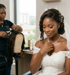 Bridal Wig Styling - Twinkles Beauty