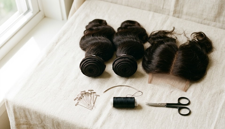 how to make a wig with closure