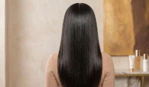 26 inches bone straight hair