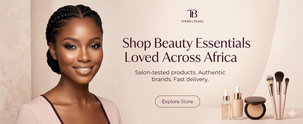 Luxury Twinkles Beauty ecommerce banner