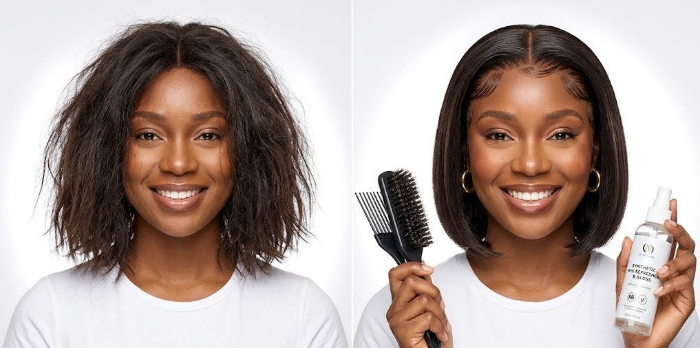 how to revamp a synthetic wig