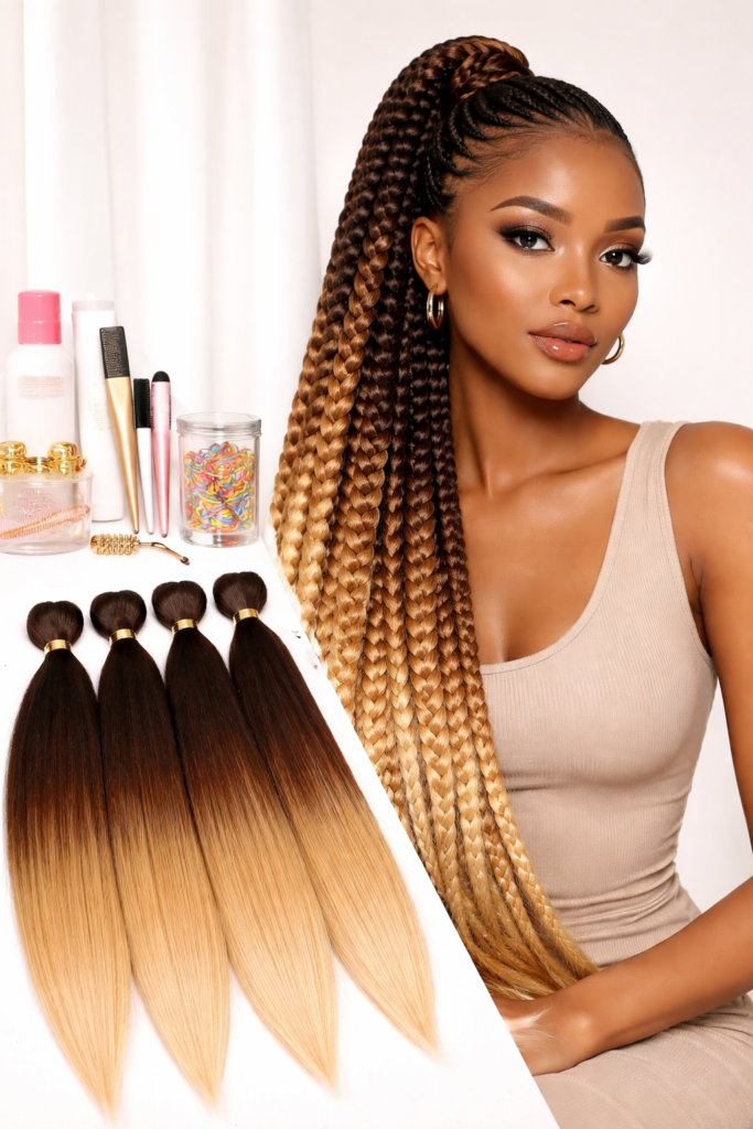 braids and hair extensions