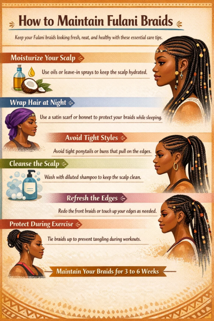 Fulani Braids Hairstyles