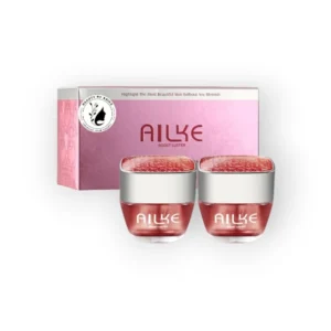 AILKE Boost Luster Superior Whitening 2-in-1 Day and Night face cream jars