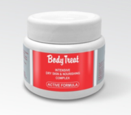 Body treat intense dry skin and nourishing active formula cream 400g jar