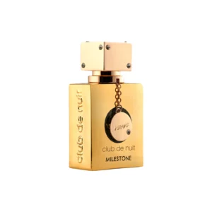 Armaf Club De Nuit Milestone 105ml gold rectangular perfume bottle for a luxurious marine and aquatic scent