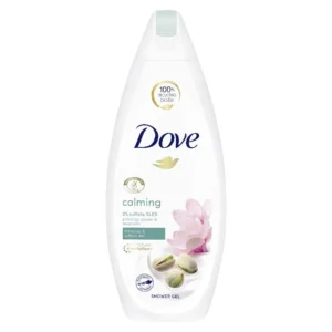 Dove shower gel pistachio & magnolia 500ml pampering body wash bottle