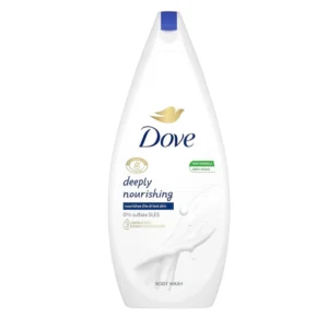 Dove shower gel deeply nourishing body wash bottle for extremely dry skin