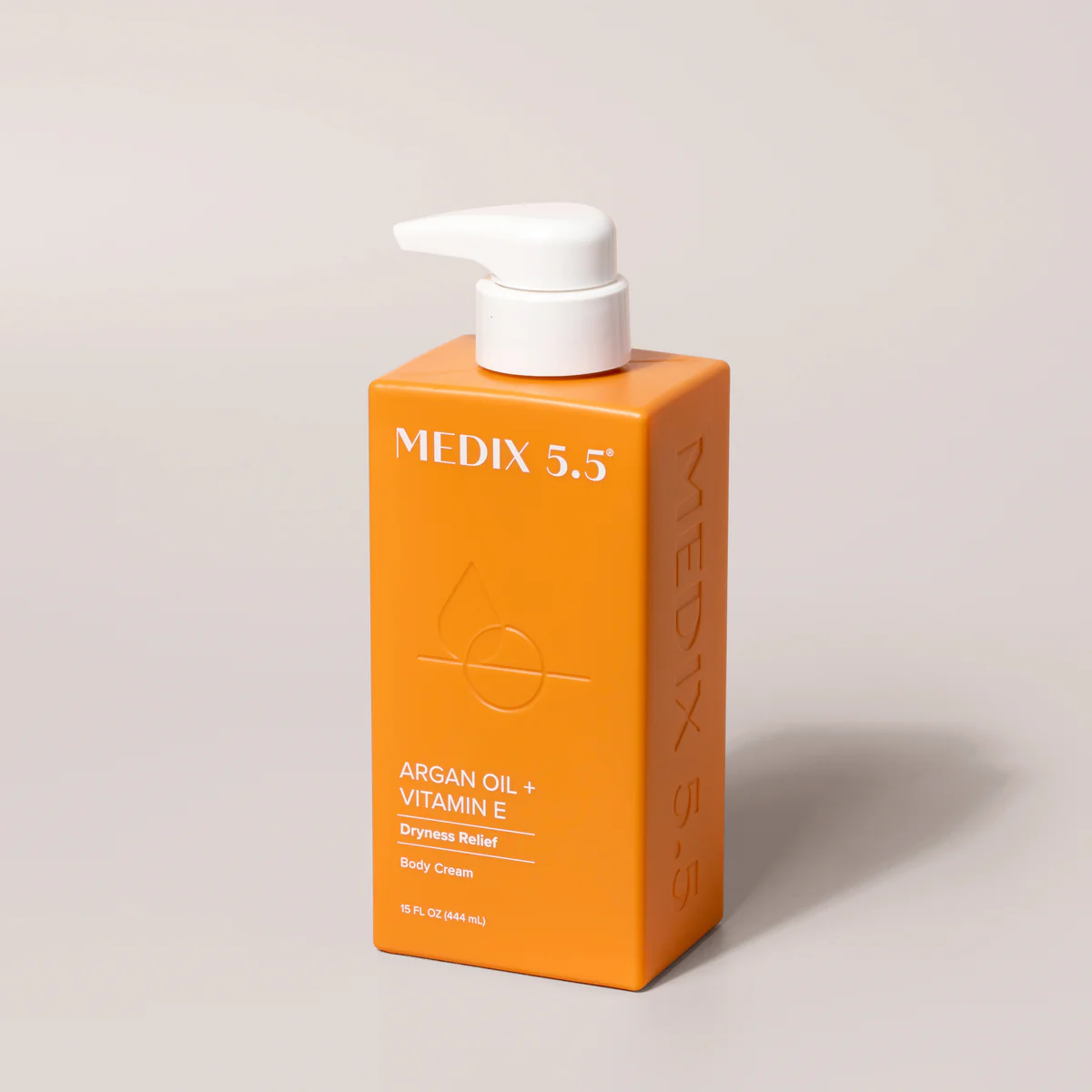 Medix 5.5 Argan Oil + Vitamin E Cream 15oz pump bottle for dry and mature skin