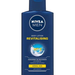 NIVEA Men Revitalising body lotion bottle for fast absorbing everyday moisture