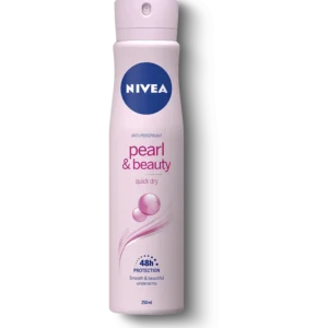 Nivea Pearl and Beauty Deodorant Spray Anti Perspirant aerosol can with pearl extracts for smooth underarms
