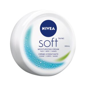 Nivea soft moisturizing cream tub for face hands and body hydration