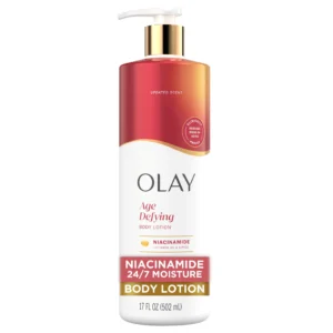 Olay Hyaluronic B3 Body Lotion Nourishing and Hydrating bottle for dry skin