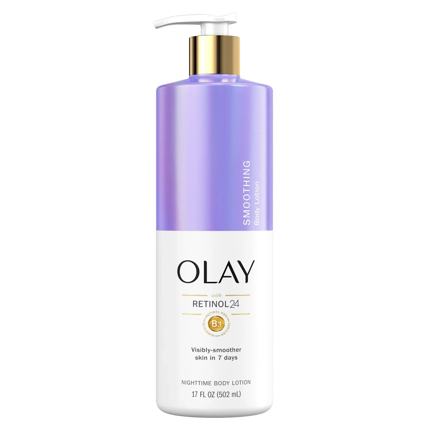 Olay Retinol Smoothing lotion Retinol + B3 body lotion 17oz pump bottle for anti aging and smooth skin