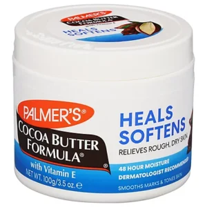Palmers Cocoa Butter Heals & Softens original solid jar for extremely dry and rough skin