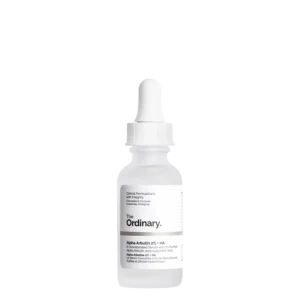 The Ordinary Alpha Arbutin 2 percent plus HA 30ml dropper bottle for fading dark spots and hyperpigmentation