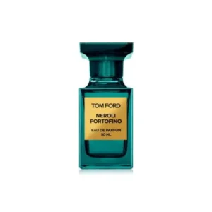 Tom Ford Neroli Portofino Perfume turquoise blue glass bottle for a luxurious fresh summer scent