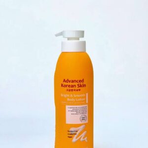 advanced Korean skin Bright and Smooth body lotion 500ml pump bottle
