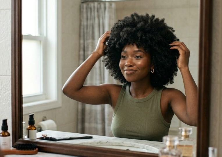 afro kinky baddie