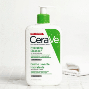 CeraVe Hydrating Cleanser pump bottle for normal to dry skin