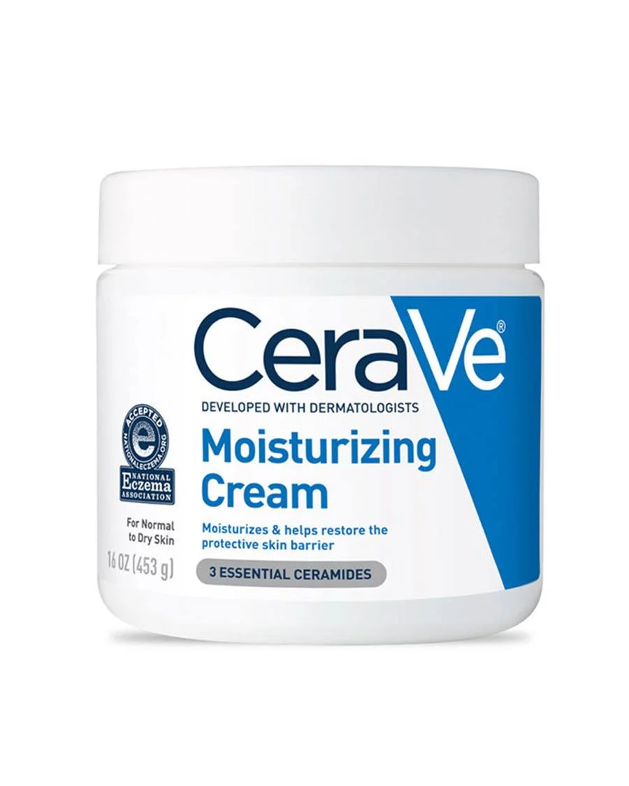 Cerave moisturizing cream tub with 3 essential ceramides for dry skin