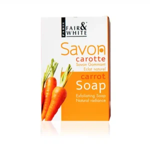 fair and white Savon carrot exfoliating soap 200g orange bar for a golden glow