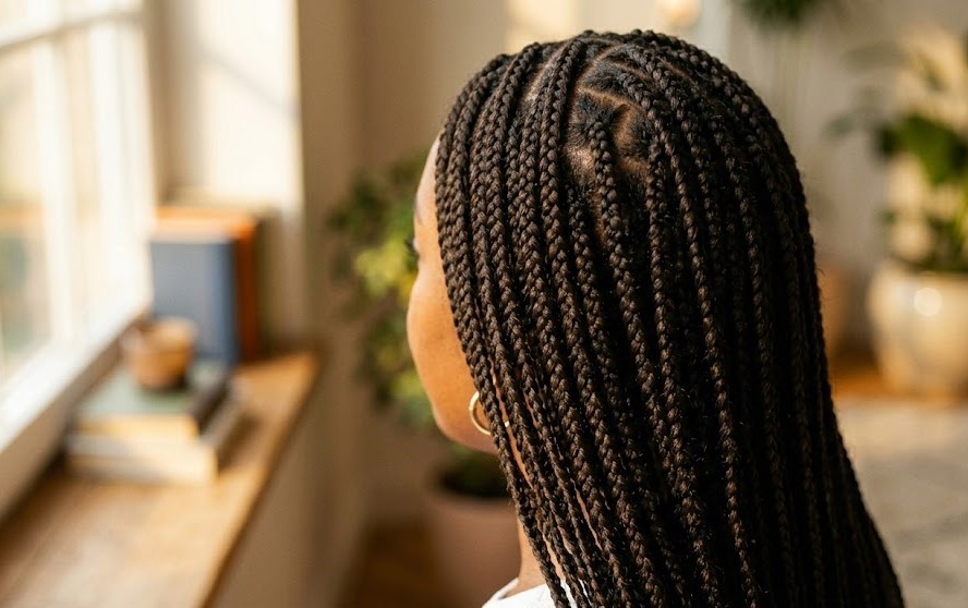 knotless braided wig 1