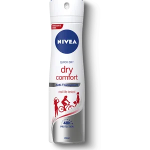 Nivea Dry Comfort Deodorant Spray aerosol can for women sweat and odor protection
