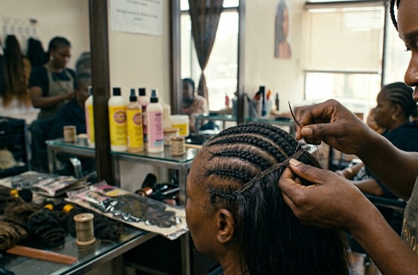 sew in install