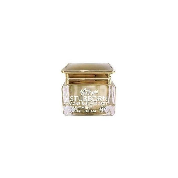 Veetgold Stubborn Acne And Black Spot Facial Cream jar for pimples and hyperpigmentation