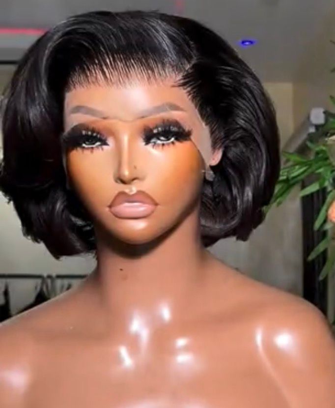 13x4 Swiss Lace Frontal Super Double Drawn 250g Factory Customized Tiwa Wig - Image 2