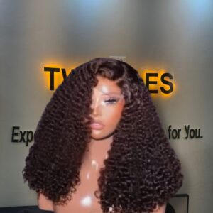 Brown Deep Curly Wig1