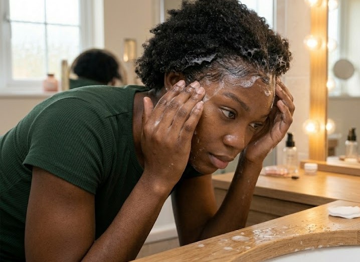washing frontal edges